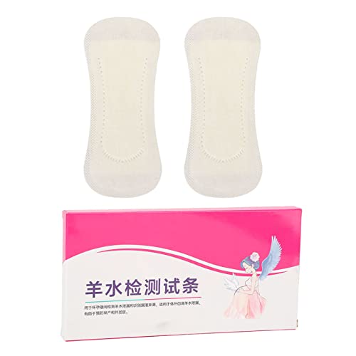 2pcs Amniotic Fluid Test Strips, Litmus pH Range Test Strips, PH Indicator Test Strips with Amniotic Fluid Control Chart, Maternity Home High Sensitivity Female PH Test Strip