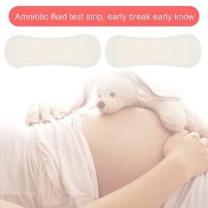 2pcs Amniotic Fluid Test Strips, Litmus pH Range Test Strips, PH Indicator Test Strips with Amniotic Fluid Control Chart, Maternity Home High Sensitivity Female PH Test Strip