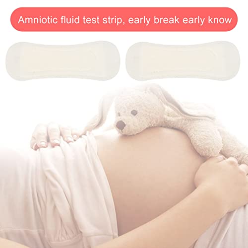 2pcs Amniotic Fluid Test Strips, Litmus pH Range Test Strips, PH Indicator Test Strips with Amniotic Fluid Control Chart, Maternity Home High Sensitivity Female PH Test Strip