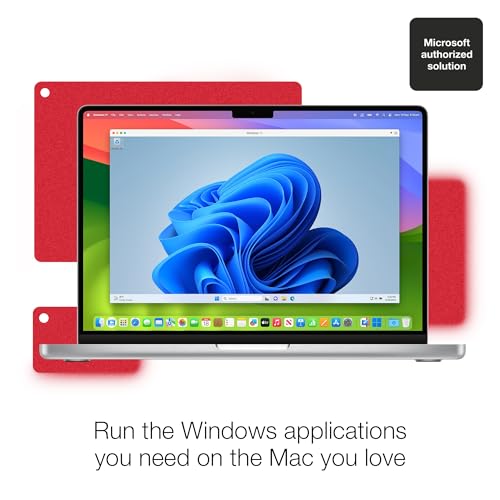 Parallels Desktop 19 for Mac | Run Windows on Mac Virtual Machine Software | Authorized by Microsoft | 1 Year Subscription [Mac Download]