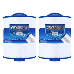 cryspool pma40l spa filter compatible with 6ch-402,pma40l-f2m,x268543,master spas twilight x268365,x26851,x268514, 40 sq.ft, 2 pack.