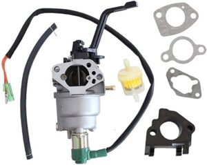 hqparts carburetor for wh wh6500e whc6500e wh7000 wh7000c wh7000e wh7000ec wh7500e wh7500ec whc7500e 8kpro 420cc 7000 7500 9000 watt generator manual chock