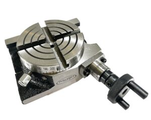 3" inches (75mm) 4 slots horizontal and vertical (h/v) rotary table for milling engineering tools