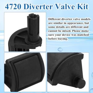 4720 Diverter Valve Kit Replacement for Most Jandy NeverLube 2 & 3 Port Valves and Jandy Gray 2 & 3 Port Valves for Pool and Spa - 2 PCS