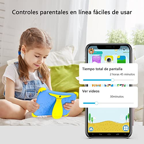 8 inch Kids Tablets,Android 11.0 Tablet for Kids,with Parental Control,2GB RAM,32GB ROM,1280×800 IPS Display,Kid-Proof Case,WiFi Tablet,Ideal Gifts for Christmas and New Year 2022
