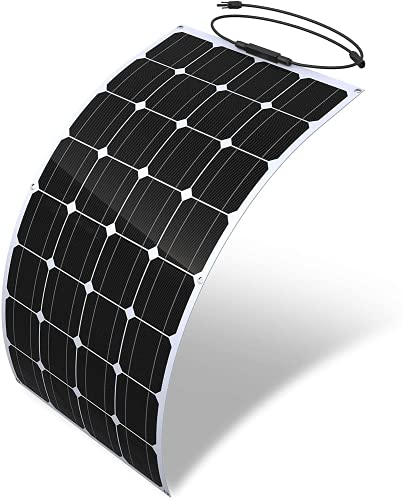 wegoodsun Portable Solar Panel 200w, 18 Volt Solar Battery Charger for Boats, Up to 30 Degree Arc Ultra Thin USB Solar Charger, for RV, Yachts, Tent, Camper Van, Car, Trucks, Trailers