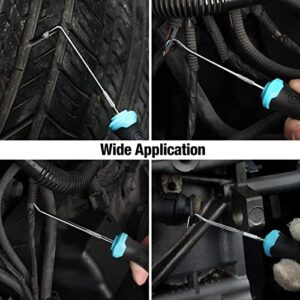 DURATECH 4 Piece Hook and Pick Set, Offset, Straight, 90°Pick and Hook, Used for Auto and Electronics Maintenance Tools, with Storage Tray