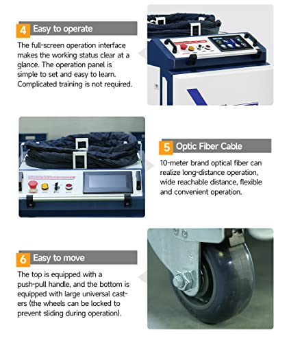 MAX 1500W Handheld Laser Welder Machine Fiber Laser Welding Machine with Wire Feeder Capable of Welding up to 4mm Steel