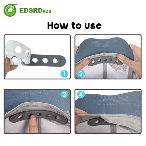EDSRDRUS 24 Pcs Hat Size Reducer 0.12&0.20 Inch Breathable Thick Hat Tape Skin-Friendly Foam Hat Filler for Hat Cap, Fedoras, Baseball Cap, Cowboy, Western