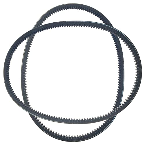 Set of 2, 954-0430 754-0430 Auger Drive Belt Replacement MTD Troy Bilt Cub Cadet Snow Blowers 754-0430a 954-0430A 954-0430B 754 0430 954 0430 754-0430B