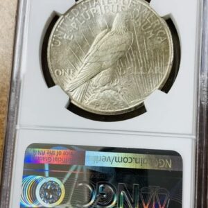 1924 S Peace Dollar $1 NGC AU-58