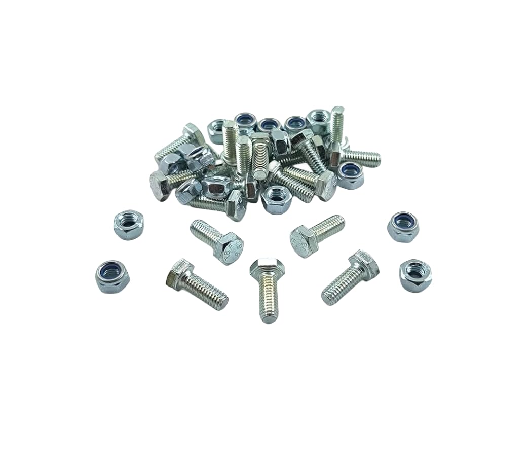 Nimiah Replacement Auger Shear pin Bolts and Nuts are for Snow Blower HS1132 HS928 HS828 HS724 HS624 (Set of 20)