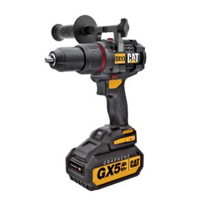 Cat® 18V 1 FOR ALL ½” Cordless Hammer Drill with Brushless Motor and Graphene Battery - DX13