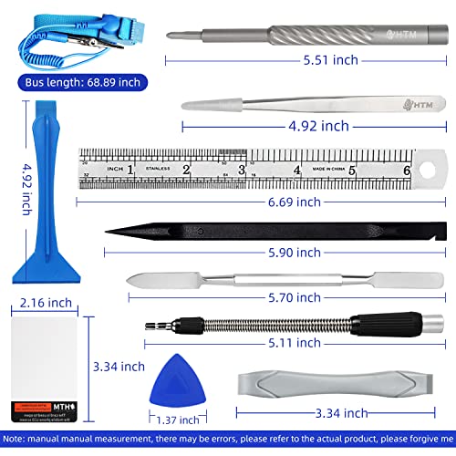 HengTianMei Screwdriver Sets 141 Piece Electronics Precision Screwdriver with 120 Bits Magnetic Repair Tool Kit for iPhone, MacBook, Computer, Laptop, PC, Tablet, PS4, Xbox, Nintendo, Game Console