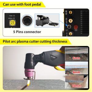 3-in-1 50 Amp Pilot Arc Plasma Cutter, 200 Amp TIG Welder and 200 Amp Stick Welder -AG60P Consumables