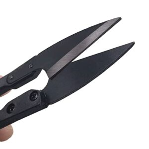 JINJIAN Bonsai Pruning Scissors 6PCS - Small Pruner Shears Bud Leaves Trimmer Garden Shears for Plants, Gardening Clippers for Flower Bonsai Trimming Pruners Trimmers Secateurs(BLACK)