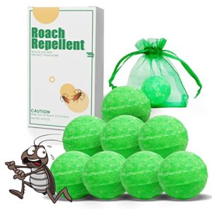 seekbit 8 pack cockroach repellent, natural roach repellent peppermint, repels ant, spider, roach insect rodent repellent,keep roach away from car, closet, attic, garage, for indoor outdoor use