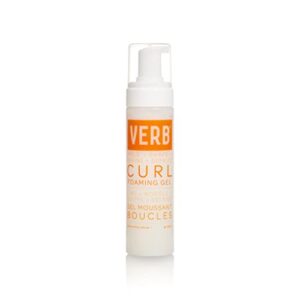 verb curl defining foaming gel for frizz control and hydration, 6.7 fl oz