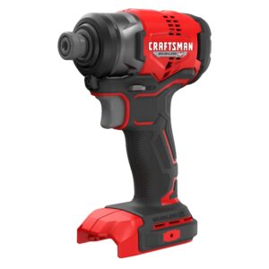 craftsman v20 cordless impact driver, 1/4 inch, bare tool only (cmcf813b)