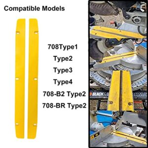 395672-00 Miter Saw Kerf Plate Fits 708 708-B2 708-BR, Yellow, Kerf Board, 2 PCS