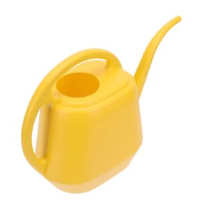 doitool plant watering can plastic watering pot spout water cans watering kettle plastic small watering sprinkler pot for indoor bonsai plants garden flowers yellow spray bottles