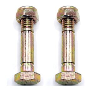 2 Pack 303160355P 303160355 Replacement Shear Pins Bolt and Nut for MTD Powersmart Snowblowers