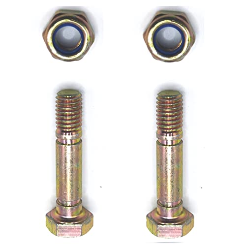 2 Pack 303160355P 303160355 Replacement Shear Pins Bolt and Nut for MTD Powersmart Snowblowers