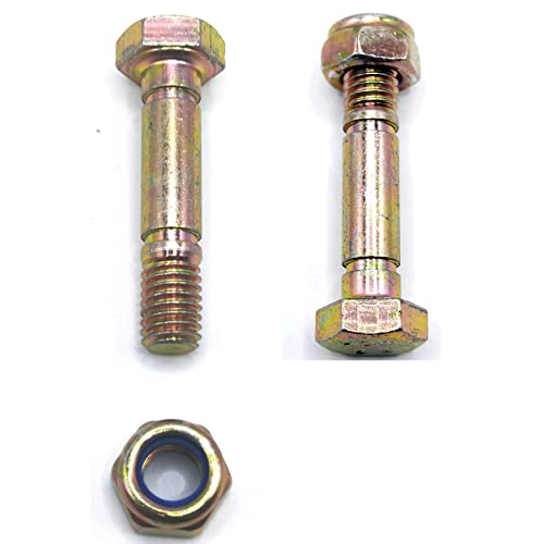 2 Pack 303160355P 303160355 Replacement Shear Pins Bolt and Nut for MTD Powersmart Snowblowers