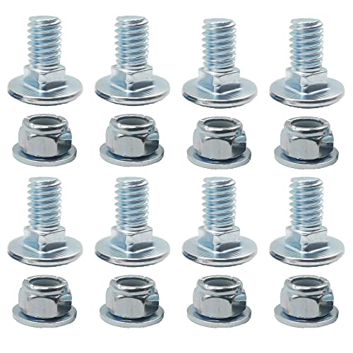 8-Pack 710-0451 Skid Shoe Carriage Bolts Nuts & Washers Replaces MTD Cub Cadet Yardman 784-5580 736-0242 712-0406 Snow Blowers Parts