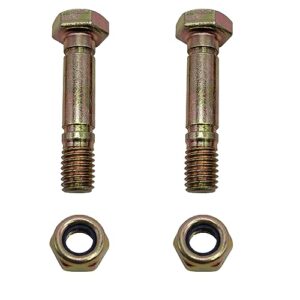 2pack shear pins bolts and nuts fits mtd powersmart 303160355p 303160355 snowblowers