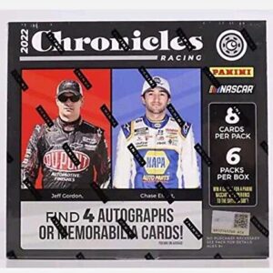 2022 Panini Chronicles Racing Hobby Box (6 Packs/8 Cards: 3 Autos)