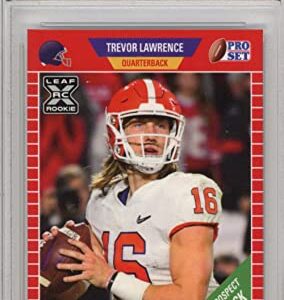 Graded 2021 Leaf Pro Set Trevor Lawrence #PS1 Rookie RC Football Card PSA 10 Gem Mint