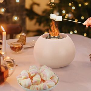 combojoy tabletop fire pit bowl - 2 hours burning, portable and easy wipe clean mini fireplace -novelty gift for christmas, thanksgiving