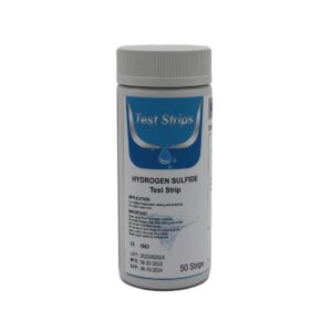 envig hydrogen sulfide water test strips for well water, 50 test strips, 0-10 ppm, 30 seconds test, rotten egg smell well water testing