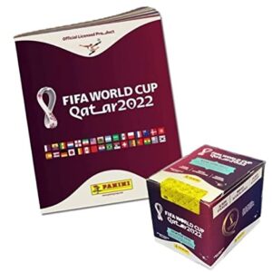 Panini FIFA World Cup QATAR 2022 ALBUM + BOX (50 Packs, 5 Stickers per pack)