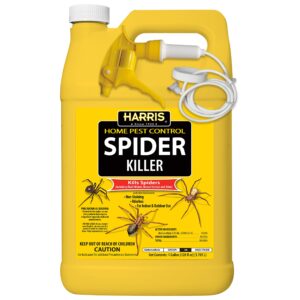 harris spider killer, liquid spray with odorless and non-staining formula (128oz)