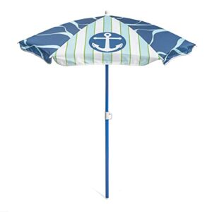 step2 42 inch nautical umbrella, multicolor