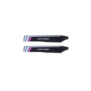 omphobby m1 parts 125mm main blades (hard) rc heli accessories for omphobby m1 rc helicopters oshm1033(purple)