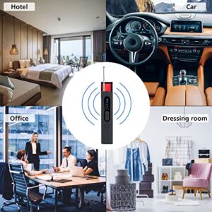 Hidden Camera Spy Device Detector: HSC Rechargeable Portable Anti Finder - for GPS Tracker RF Signal Wireless WiFi Cameras Listening Bug Tracking - Car Surveillance Hotel Detection