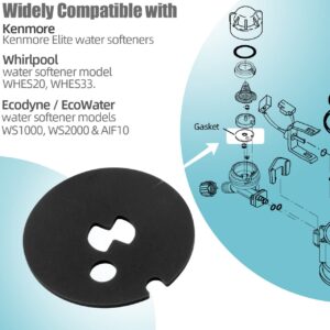 Water Softener Venturi Gasket for Kenmore - Parts # 7204362 Compatible with Whirlpool, Kenmore, GE, Morton SystemSaver, North Star Water Softner (Pack of 4)