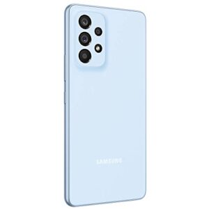 Samsung Galaxy A53 5G (SM-A536E/DS) Dual SIM,128 GB 6GB RAM, Factory Unlocked GSM, International Version - No Warranty - (Awesome Blue) (Renewed)