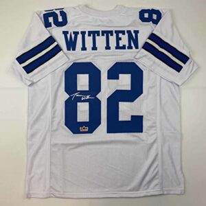 facsimile autographed jason witten dallas white reprint laser auto football jersey size men's xl