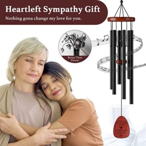 MRALLSUNDAY Wind Chimes for Outside Deep Tone, Sympathy Wind Chime for Loss of Loved One Memorial Wind Chimes Outdoor Sympathy Gift Memorial Gifts Bereavement Gift for Condolence and Funeral 32 Inch