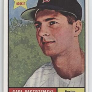 CARL YASTRZEMSKI 1961 Topps #287 Rookie RC REPRINT - Baseball Card