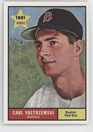 CARL YASTRZEMSKI 1961 Topps #287 Rookie RC REPRINT - Baseball Card