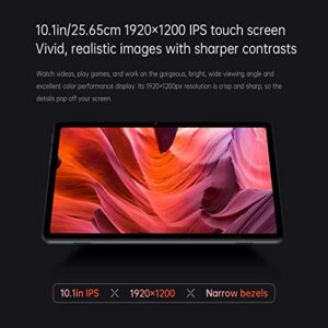 ALLDOCUBE Android 11 Tablet 10.1 inch, Smile X Octa-Core Tablet, 4GB RAM+64GB Storage, 2MP+ 5MP Dual Camera, Dual SIM 4G LTE, 1920x1200 IPS Resolution, 2* Speakers, 2.4GHz+5GHz WiFi, 6000mAh (Grey)