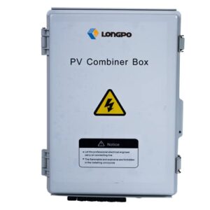 lopopvsys 6 string pv combiner box with lightning arreste, 15a rated current fuse and 2p 63a circuit breakers for on/off grid solar panel system (6 string pv combiner box)