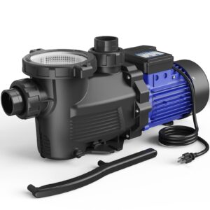 aquastrong 8000gph 2 hp in or above ground pool pump with single speed