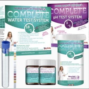110ct - 18in1 complete premium water test kit w 3in1 ph kit & 2 bacteria tests | high-performance strips detect 18 most common parameters for drinking, aquarium, pool, well, lake & tap for home/travel