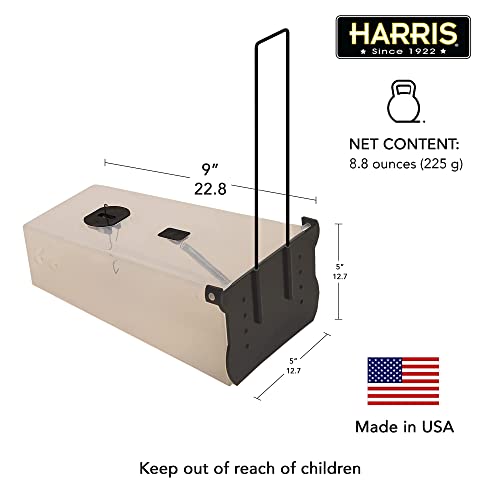 Harris Catch and Release Humane Animal and Rodent Cage Trap for Mice, Rats, Chipmunks, Small Squirrels, and Voles